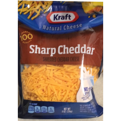Sharp Cheddar, Shredded Cheddar Cheese