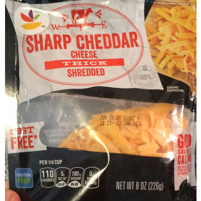 Sharp Cheddar Cheese, Thick Shredded