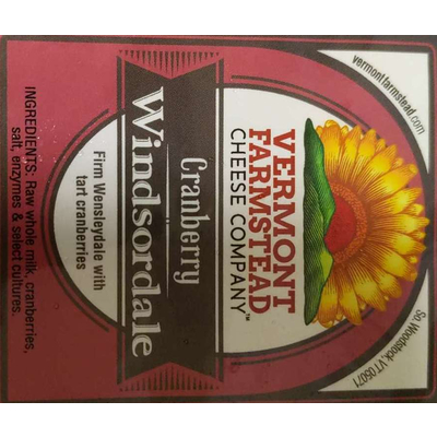Cranberry Windsordale, Firm Wensleydale with tart cranberries