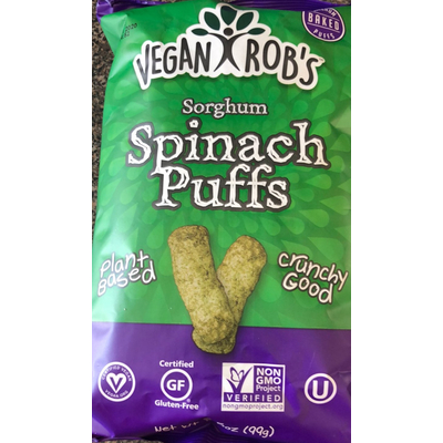 Sorghum Spinach Puffs