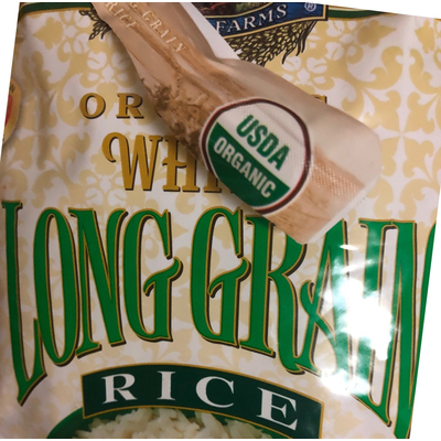 White Long Grain Rice, Organic