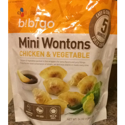 Mini Wontons, Chicken & Vegetable