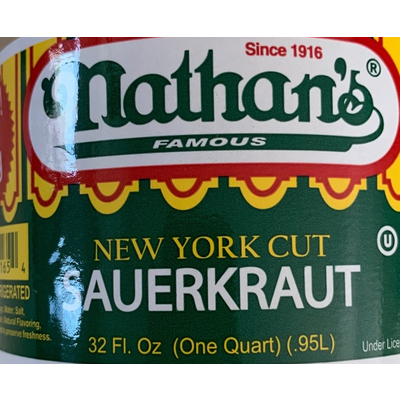 Sauerkraut, New York Cut