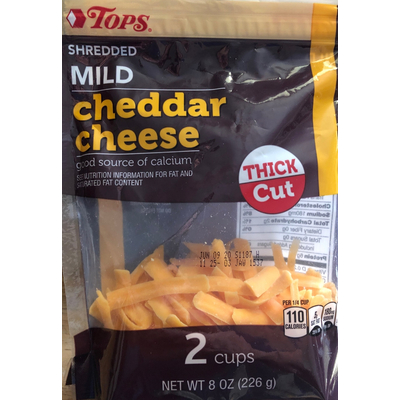 Shredded Mild Cheddar Cheese
