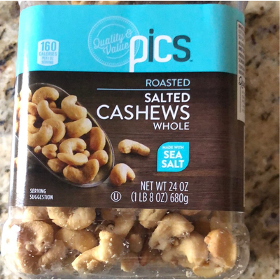 Roasted Salted Cashews, Whole