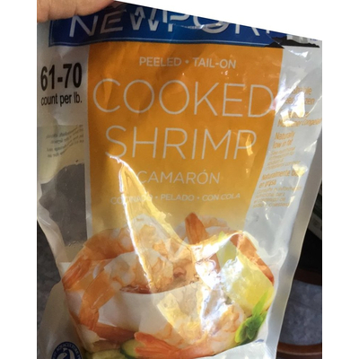 Camaron, Cooked Shrimp, Peeled, Tail-On
