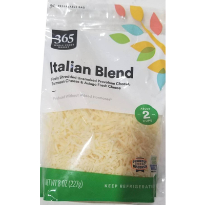 Italian Blend Unsmoked Provolone Cheese, Parmesan Cheese & Asiago Fresh Cheese