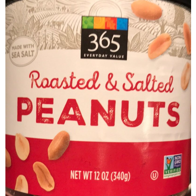 Peanuts, Roasted & Salted