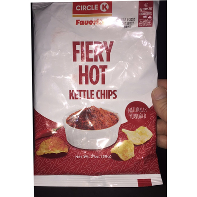 Kettle Chips, Fiery Hot