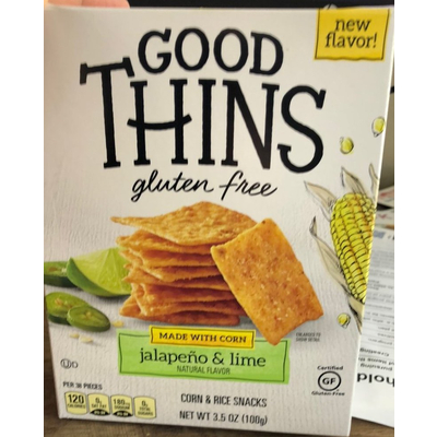 Corn & Rice Snacks, Jalapeno & Lime