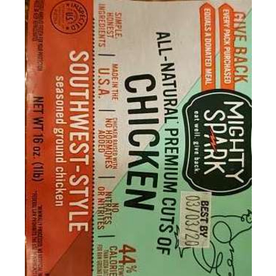 Seasoned Ground Chicken, Southwest-Style