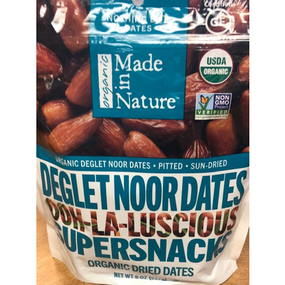 Organic Dried Dates, Pitted