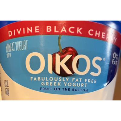 Nonfat Greek Yogurt, Fruit on the Bottom, Divine Black Cherry
