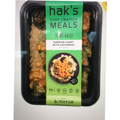 Chef Crafted Meals, Plant-Based Pumpkin Curry with Chickpeas and Quinoa