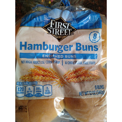 Hamburger Buns, Enriched