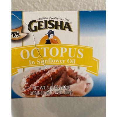 Octopus, in Sunflower Oil