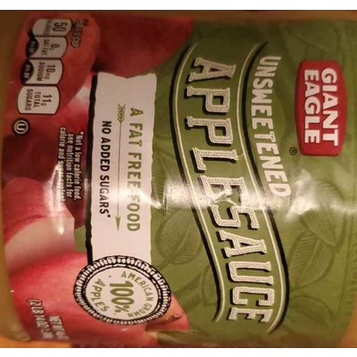Applesauce, Unsweetened