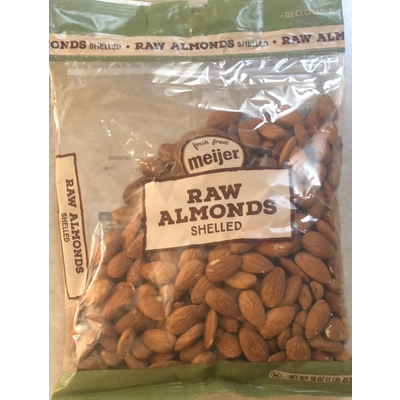 Raw Almonds, Shelled