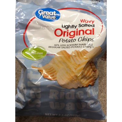 Wavy Lightly Salted Original Potato Chips