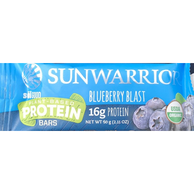 Plant-Based Protein Bars, Blueberry Blast