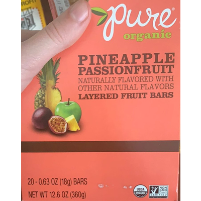 Pineapple Passionfruit Layered Fruit Bars