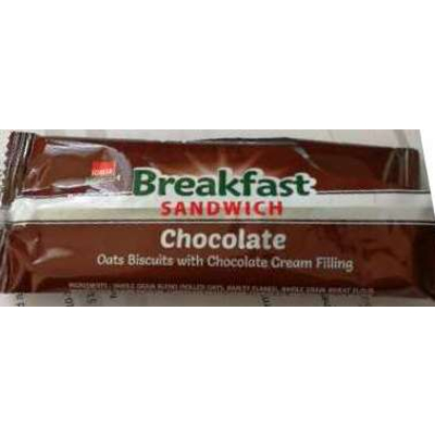 Oats Biscuits with Chocolate Cream Filling