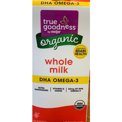 Whole Milk, DHA Omega-3