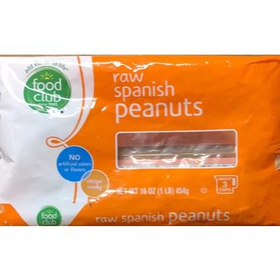 Raw Spanish Peanuts