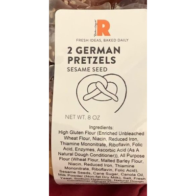 German Pretzels, Sesame Seed