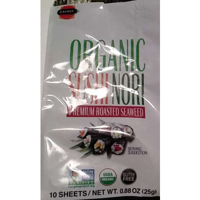 Organic Sushi Nori, Premium Roasted Seaweed