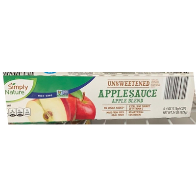 Unsweetened Applesauce Apple Blend