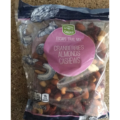 Escape Trail Mix, Cranberries Almonds Cashews