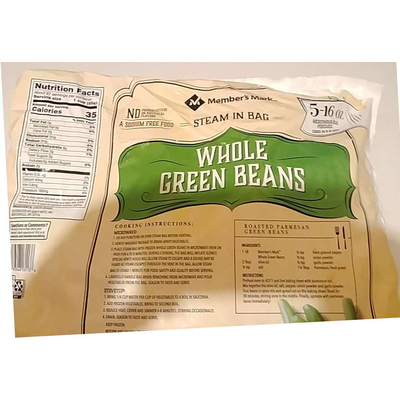 Steam In Bag, Whole Green Beans