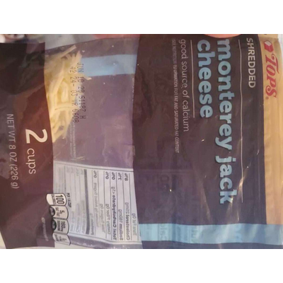 Monterey Jack Cheese, Shredded