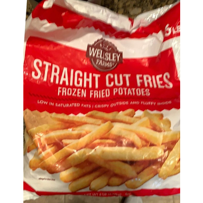 Straight Cut Fries, Frozen Fried Potatoes