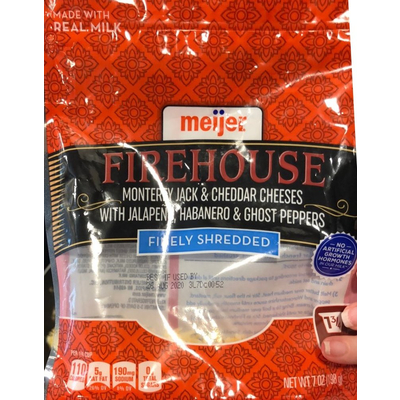 Firehouse, Monterey Jack & Cheddar Cheeses with Jalapeno, Habanero and Ghost Pep