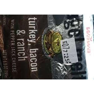 Turkey, Bacon & Ranch Bagel Melt With Pepper Jack Cheese