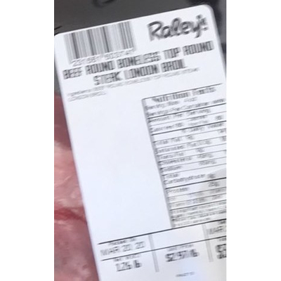 Beef Round Boneless Top Round Steak London Broil