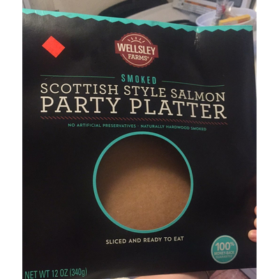 Scottish Style Salmon Party Platter, Smoked