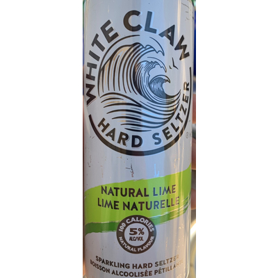 Sparkling Hard Seltzer, Natural Lime