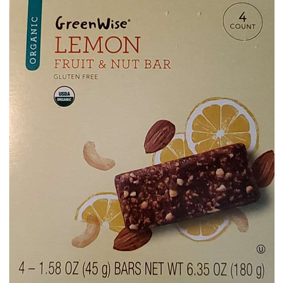 Fruit & Nut Bar, Lemon