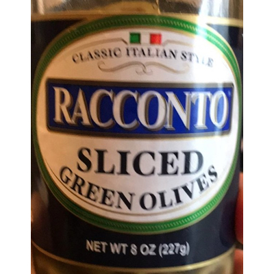 Sliced Green Olives