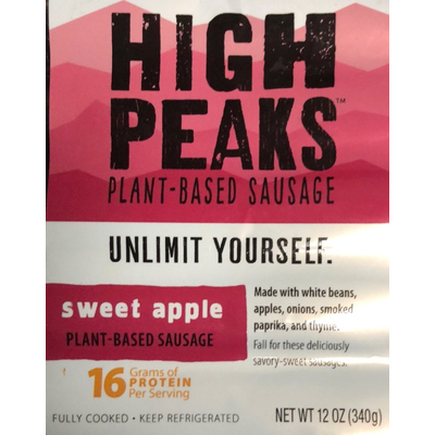 Plant-Based Sausage, Sweet Apple