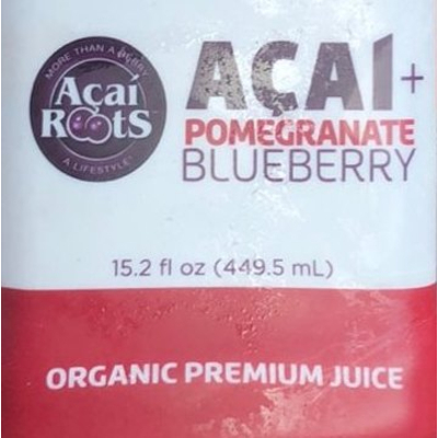 Organic Premium Juice, Acai plus Pomegranate Blueberry
