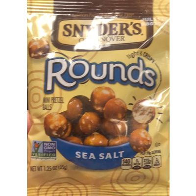 Rounds, Mini Pretzel Balls, Sea Salt