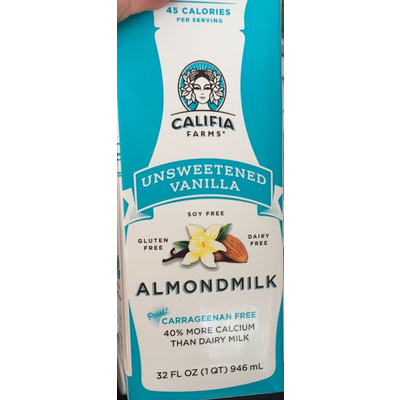 Almond Milk, Unsweetened Vanilla