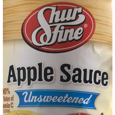 Apple Sauce, Unsweetened