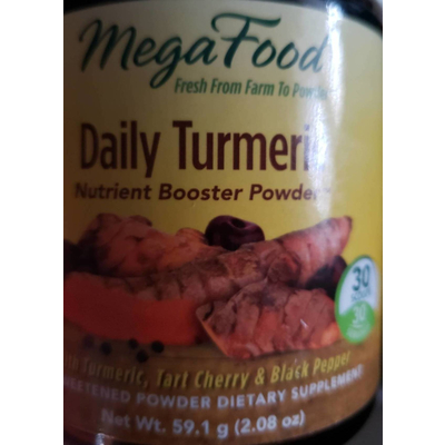 Daily Turmeric Nutrient Booster Powder, With Tumeric, Black Cherry & Black Pepper