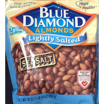 Almonds, Lightly Salted with Sea Salt