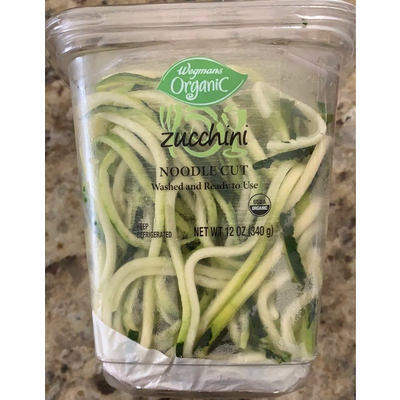 Zucchini Noodle Cut